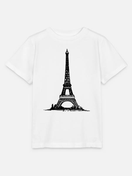 eiffelturm - Stanley/Stella Kinder T-Shirt MINI CREATOR - Weiß