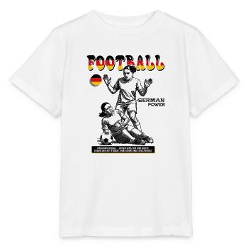 Deutscher Frauenfußball Shirt: Schmerz ohne Limit - Stanley/Stella Kinder T-Shirt MINI CREATOR  - Weiß - Vorne - Maike (125cm)