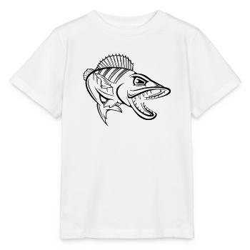 percher 001 - T-shirt bio MINI CREATOR Stanley/Stella Enfant - blanc - Devant - Maike (125cm)