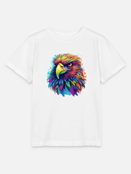 Adler im Profil - Stanley/Stella Kinder T-Shirt MINI CREATOR  - Weiß