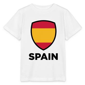 National Flag of Spain - Stanley/Stella MINI CREATOR Kids’ T-Shirt - white - Front - Maike (125cm)
