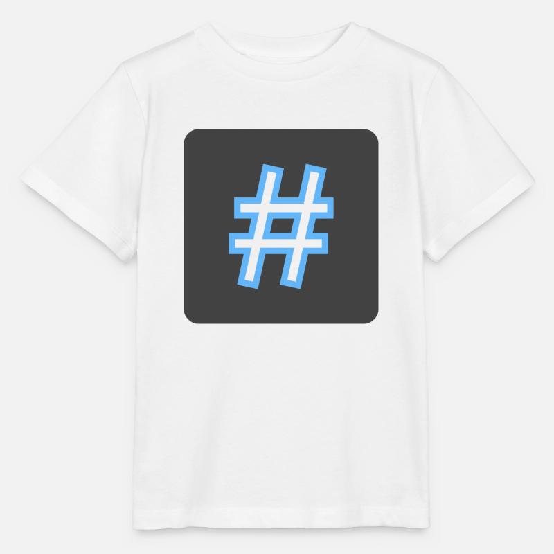 Hashtag - T-shirt bio MINI CREATOR Stanley/Stella Enfant - blanc
