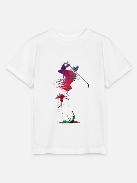 Sportgolfspieler - Stanley/Stella Kinder T-Shirt MINI CREATOR  - Weiß