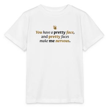 Tu as un joli visage - T-shirt bio MINI CREATOR Stanley/Stella Enfant - blanc - Devant - Maike (125cm)
