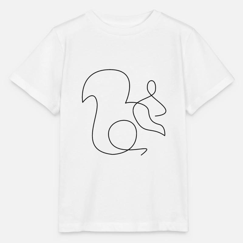 Eichhörnchen - Stanley/Stella Kinder T-Shirt MINI CREATOR  - Weiß