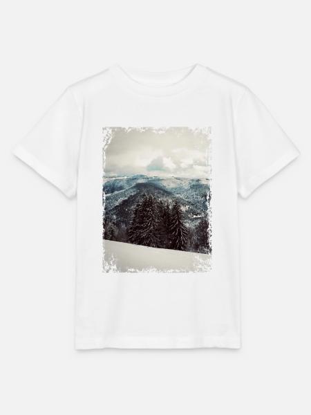 Schwarzwald im Winter - Stanley/Stella Kinder T-Shirt MINI CREATOR - Weiß