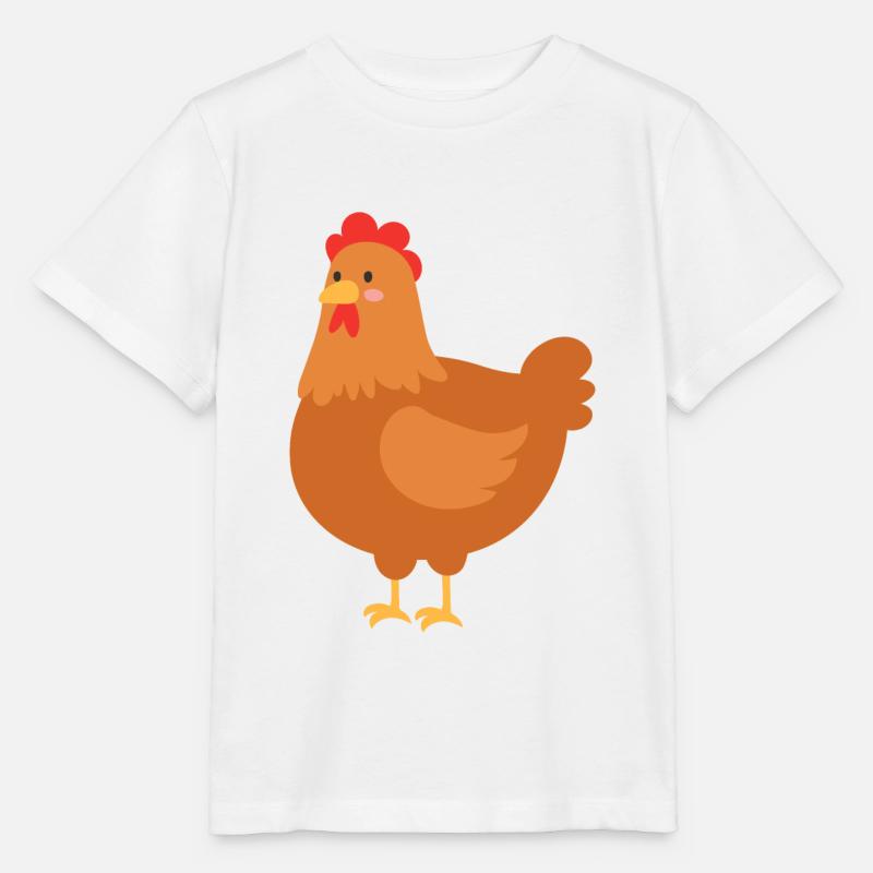Huhn - Stanley/Stella Kinder T-Shirt MINI CREATOR  - Weiß