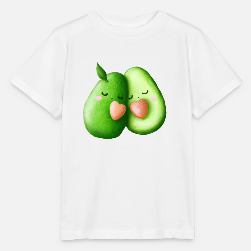 Avocat Saint-Valentin - T-shirt bio MINI CREATOR Stanley/Stella Enfant - blanc