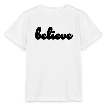 croire - T-shirt bio MINI CREATOR Stanley/Stella Enfant - blanc - Devant - Maike (125cm)
