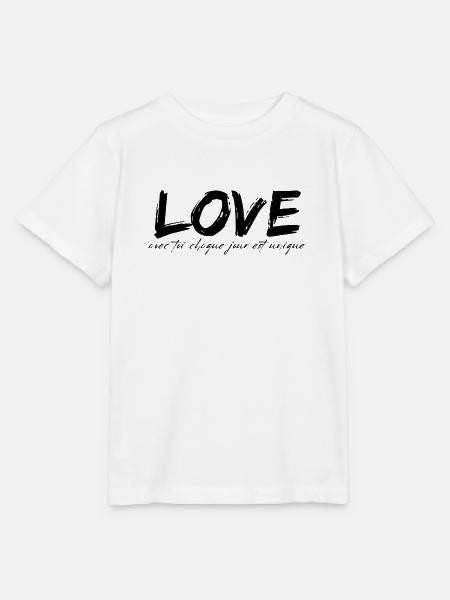Liebe einzigartig, du - Stanley/Stella Kinder T-Shirt MINI CREATOR - Weiß
