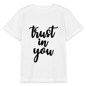 avoir confiance en vous - T-shirt bio MINI CREATOR Stanley/Stella Enfant - blanc - Devant - Maike (125cm)