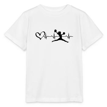 Cheerleading cadeau d’anniversaire parfait - T-shirt bio MINI CREATOR Stanley/Stella Enfant - blanc - Devant - Maike (125cm)
