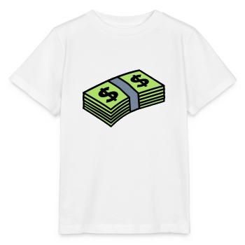 Money dollars 3 colors - T-shirt bio MINI CREATOR Stanley/Stella Enfant - blanc - Devant - Maike (125cm)