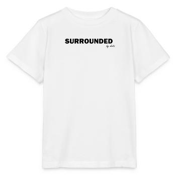 Umgeben von Idioten - Stanley/Stella Kinder T-Shirt MINI CREATOR  - Weiß - Vorne - Maike (125cm)