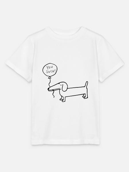 you suck - Stanley/Stella Kinder T-Shirt MINI CREATOR - Weiß