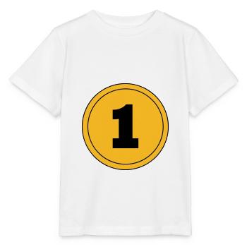 Nummer 1 - Stanley/Stella Kinder T-Shirt MINI CREATOR  - Weiß - Vorne - Maike (125cm)