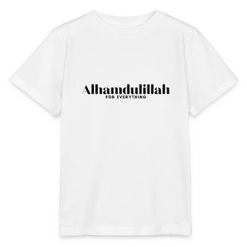 Alhamdulillah für alles /Islam /Muslim /Allah - Stanley/Stella Kinder T-Shirt MINI CREATOR  - Weiß - Vorne - Maike (125cm)