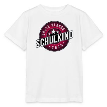 Erste Klasse schulkind 2025 mädchen rosa - Stanley/Stella Kinder T-Shirt MINI CREATOR  - Weiß - Vorne - Maike (125cm)
