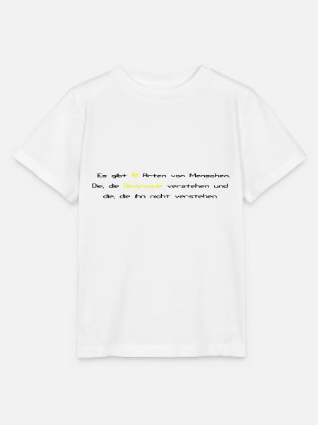 Binary Joke - Stanley/Stella Kinder T-Shirt MINI CREATOR - Weiß
