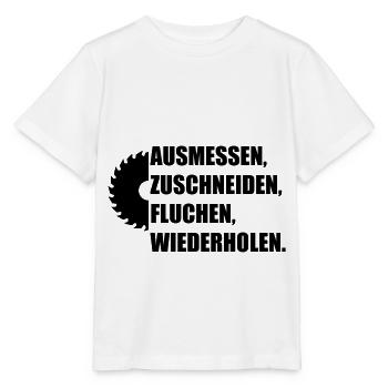 fluchen - Stanley/Stella Kinder T-Shirt MINI CREATOR  - Weiß - Vorne - Maike (125cm)