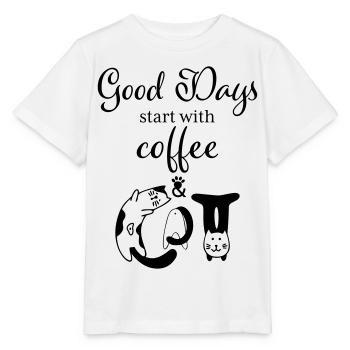 Cat lover - Stanley/Stella MINI CREATOR Kids’ T-Shirt - white - Front - Maike (125cm)