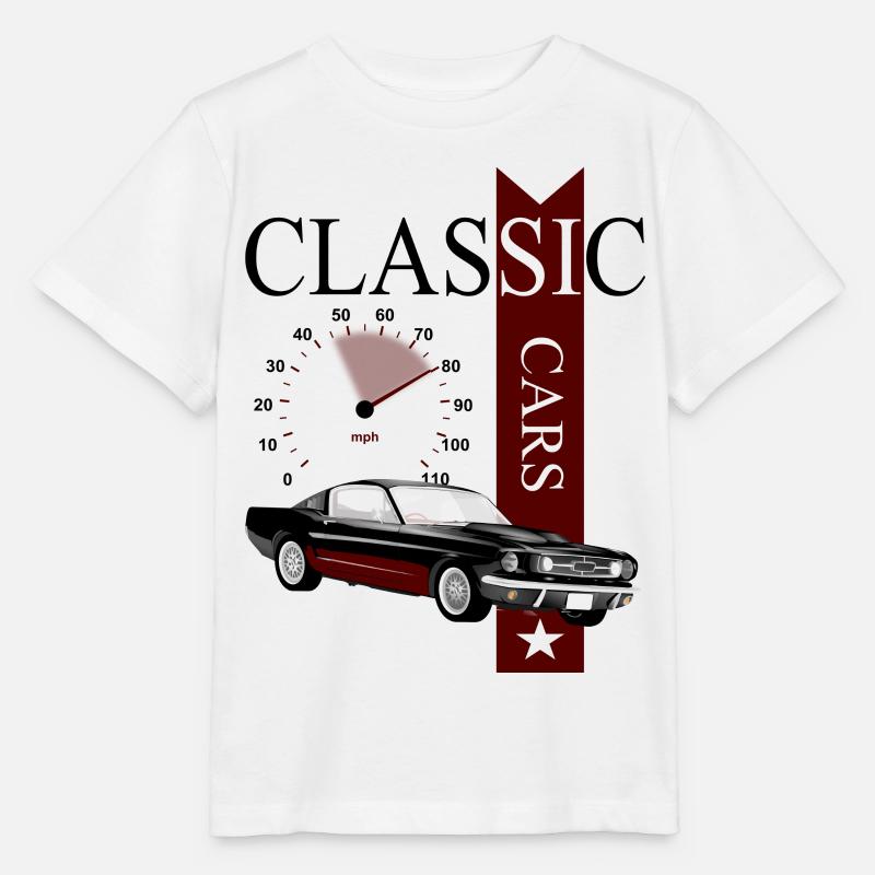 Voitures classiques automobiles - T-shirt bio MINI CREATOR Stanley/Stella Enfant - blanc