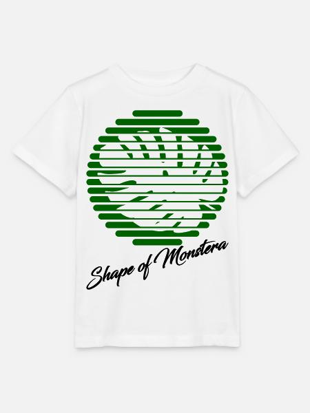 Monstera - T-shirt bio MINI CREATOR Stanley/Stella Enfant - blanc