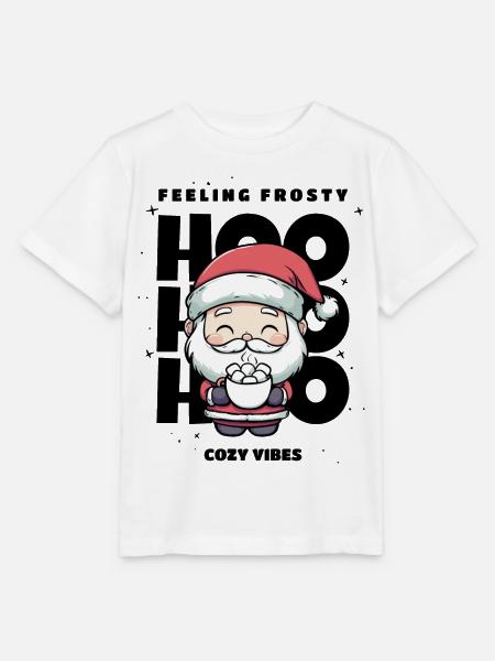 Weihnachten Pullover - Weihnachtsmann, Geschenk - Stanley/Stella Kinder T-Shirt MINI CREATOR - Weiß