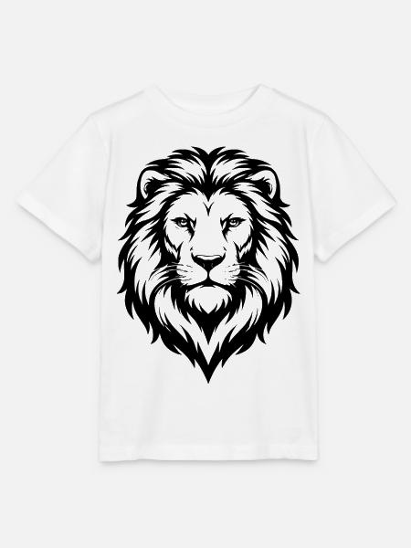 Löwe Design llustration - Stanley/Stella Kinder T-Shirt MINI CREATOR  - Weiß