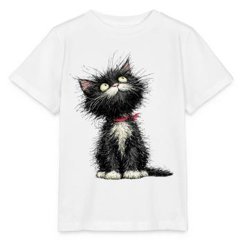 Cat your Day - Stanley/Stella MINI CREATOR Kids’ T-Shirt - white - Front - Maike (125cm)