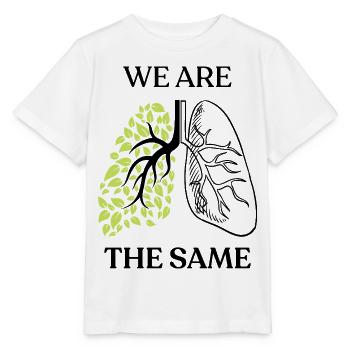 Wir sind gleich - Stanley/Stella Kinder T-Shirt MINI CREATOR  - Weiß - Vorne - Maike (125cm)