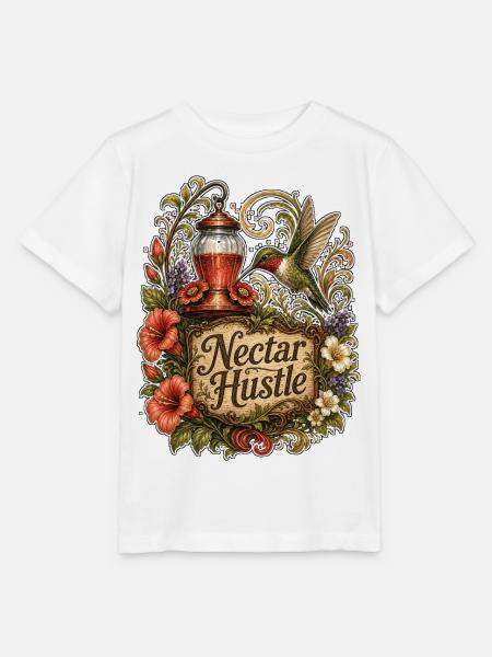 Nectar Hustle - Stanley/Stella Kinder T-Shirt MINI CREATOR - Weiß