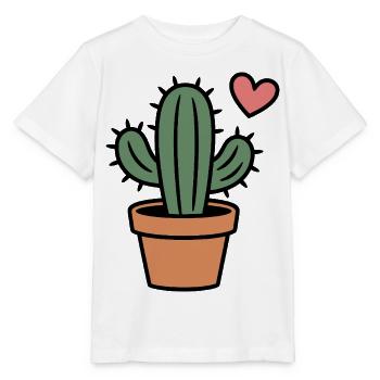 Kaktus - Stanley/Stella Kinder T-Shirt MINI CREATOR  - Weiß - Vorne - Maike (125cm)