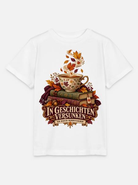 In Geschichten versunken - Stanley/Stella Kinder T-Shirt MINI CREATOR  - Weiß