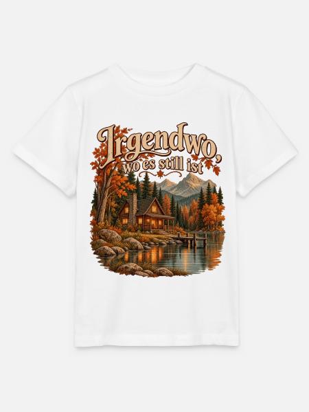 Irgendwo, wo es still ist - Stanley/Stella Kinder T-Shirt MINI CREATOR  - Weiß