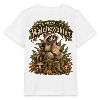 Club der neugierigen Waldbewohner - Stanley/Stella Kinder T-Shirt MINI CREATOR  - Weiß - Vorne - Maike (125cm)