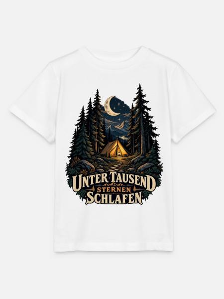 Unter tausend Sternen schlafen - Stanley/Stella Kinder T-Shirt MINI CREATOR - Weiß