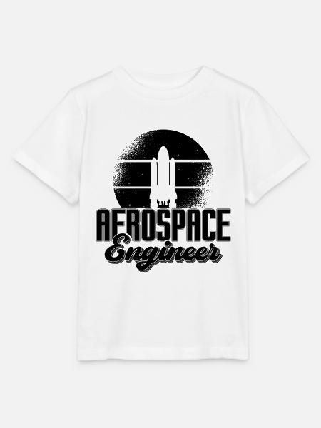 Aerospace Engineer Rocket Space Engineering - Stanley/Stella Kinder T-Shirt MINI CREATOR  - Weiß