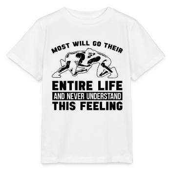 La plupart iront attraper catcheur lutteur grappling - T-shirt bio MINI CREATOR Stanley/Stella Enfant - blanc - Devant - Maike (125cm)