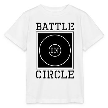 Battle In Circle Catch Lutteur Combat - T-shirt bio MINI CREATOR Stanley/Stella Enfant - blanc - Devant - Maike (125cm)