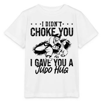 Judo I Didn't Choke You Fighter Training Karate - Stanley/Stella MINI CREATOR Kids’ T-Shirt - white - Front - Maike (125cm)