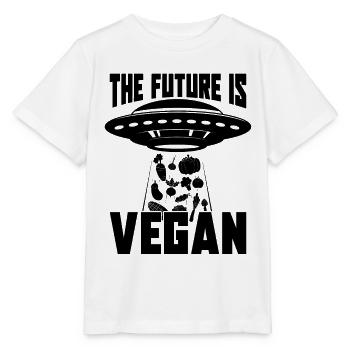 The Future Is Vegan Diet Meatless Vegan Diet Lover - Stanley/Stella MINI CREATOR Kids’ T-Shirt - white - Front - Maike (125cm)