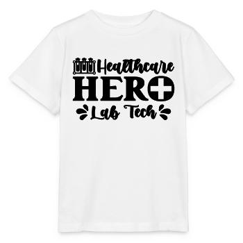 Health Care Hero Scientist Laboratory Technician - Stanley/Stella MINI CREATOR Kids’ T-Shirt - white - Front - Maike (125cm)