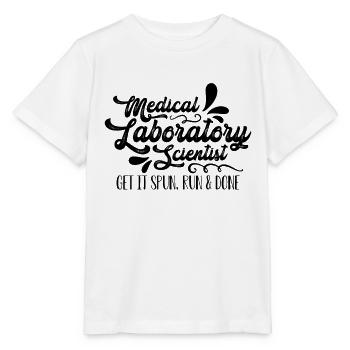 Scientifique de laboratoire médical Technicien de laboratoire - T-shirt bio MINI CREATOR Stanley/Stella Enfant - blanc - Devant - Maike (125cm)