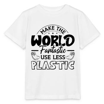 Faire du monde un activiste écologiste pour le climat - T-shirt bio MINI CREATOR Stanley/Stella Enfant - blanc - Devant - Maike (125cm)