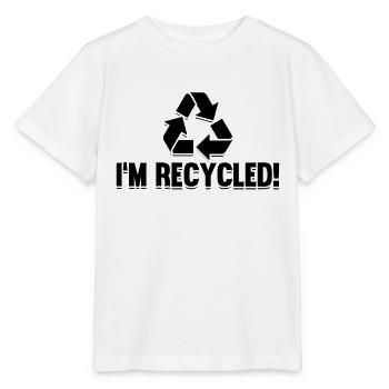 I'm Recycled Recycling Eco Friendly Reuse Recycler - Stanley/Stella MINI CREATOR Kids’ T-Shirt - white - Front - Maike (125cm)