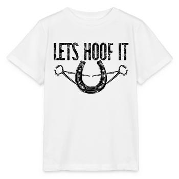 Lets Hoof It Farrier Forging Metalworking Farriers - Stanley/Stella MINI CREATOR Kids’ T-Shirt - white - Front - Maike (125cm)
