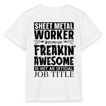 Sheet Metal Worker Because Welder Metal Workers - Stanley/Stella MINI CREATOR Kids’ T-Shirt - white - Front - Maike (125cm)
