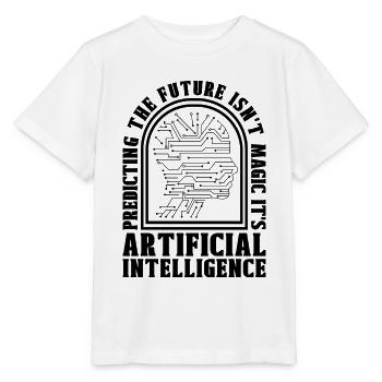 Predicting The Future Robots Data Science Robotics - Stanley/Stella MINI CREATOR Kids’ T-Shirt - white - Front - Maike (125cm)
