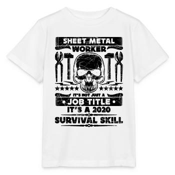 Sheet Metal Worker It's Not Just Mechanic Workers - Stanley/Stella MINI CREATOR Kids’ T-Shirt - white - Front - Maike (125cm)